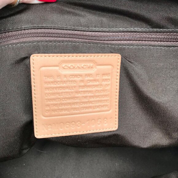 Coach Leather Camel Soho Satchel Bag 10581 - Picture 11 of 11
